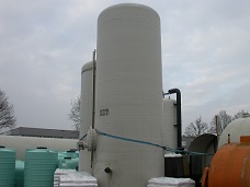 Polyester Opslagtank 12.000 liter verticaal 