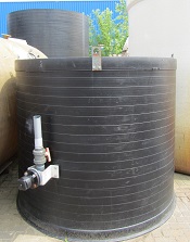 HDPE opslagtank-lekbak 4.100 liter